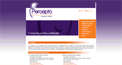 Desktop Screenshot of percepto.com.br
