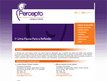 Tablet Screenshot of percepto.com.br