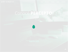 Tablet Screenshot of percepto.com.ar
